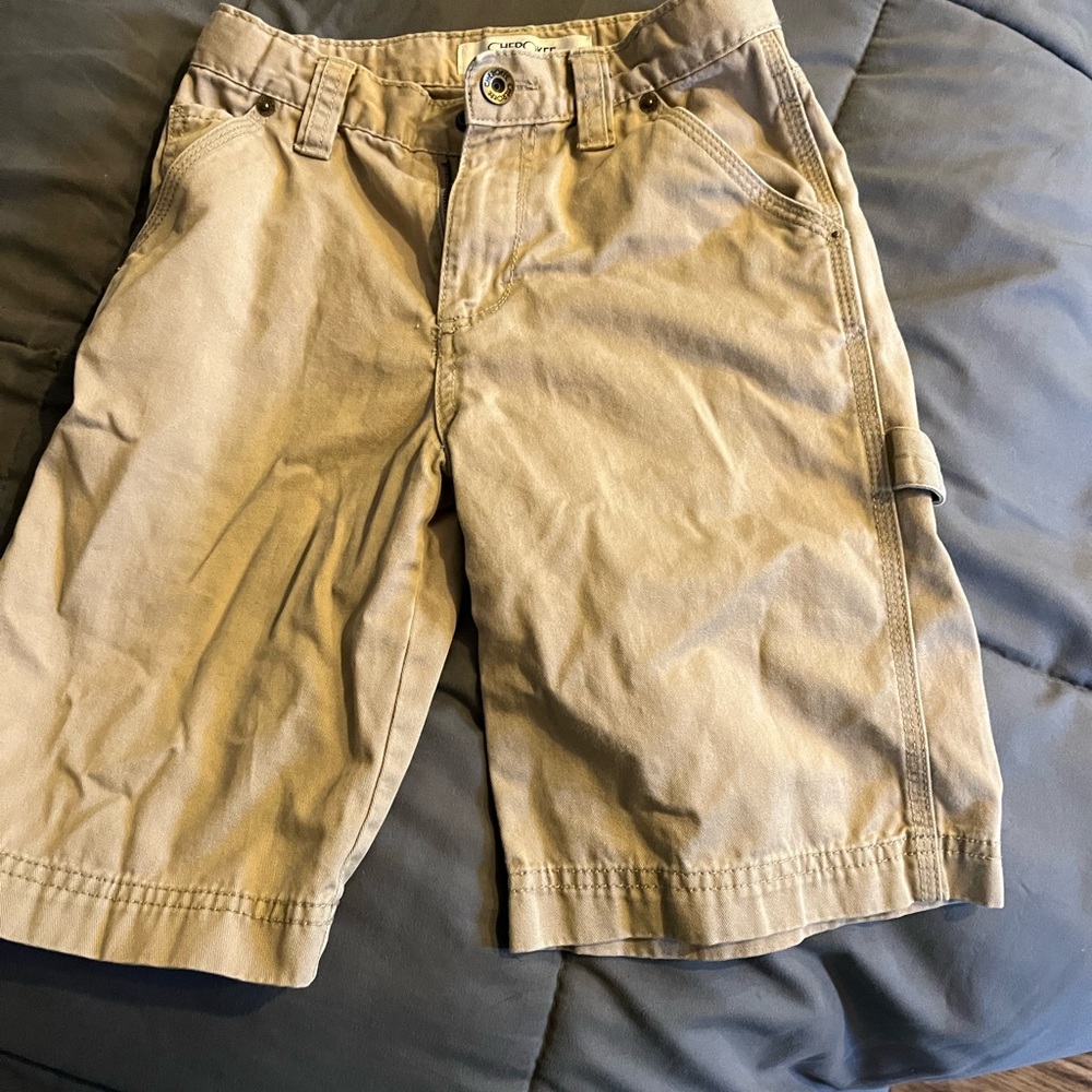 Khaki carpenter shorts